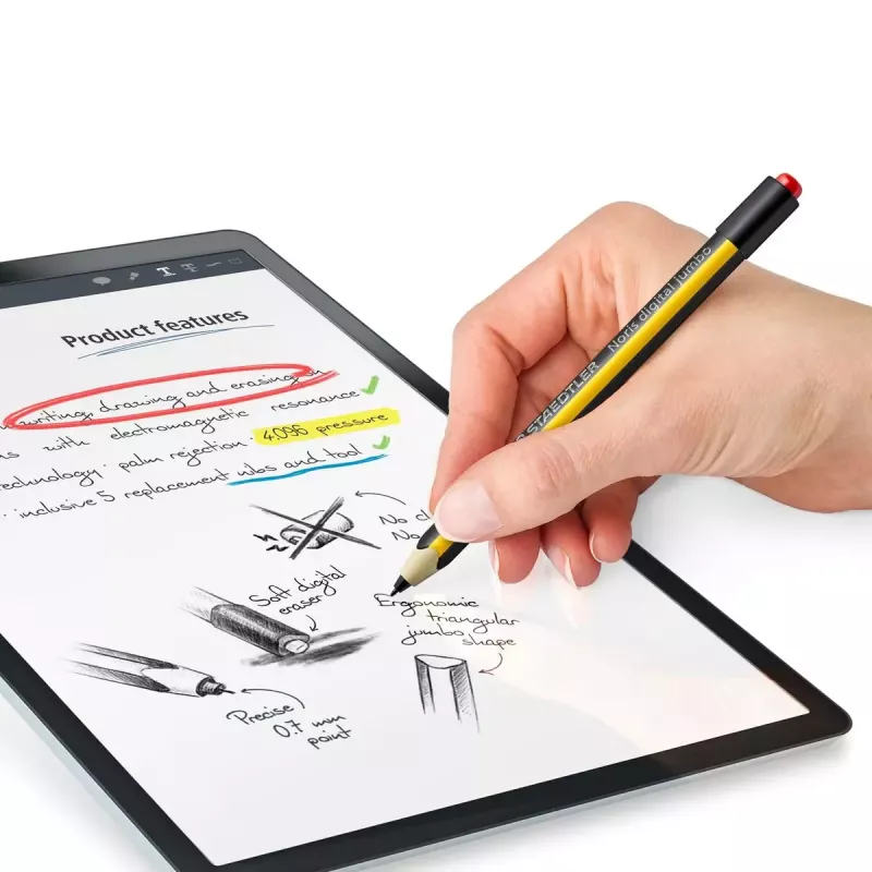 Stylus rašiklis Staedtler 180J 22-1 juoda geltona