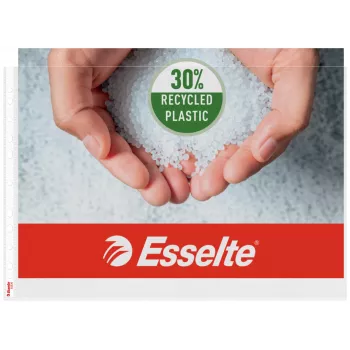 Esselte Quality Pocket A3 Landscape, 30% perdirbto plastiko prieš vartojimą
