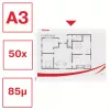 Esselte Quality Pocket A3 Landscape, 30% perdirbto plastiko prieš vartojimą