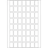 Daugiafunkcinės etiketės HERMA 12x18 mm baltos Nuimamos/nuvalomos popierius matinis