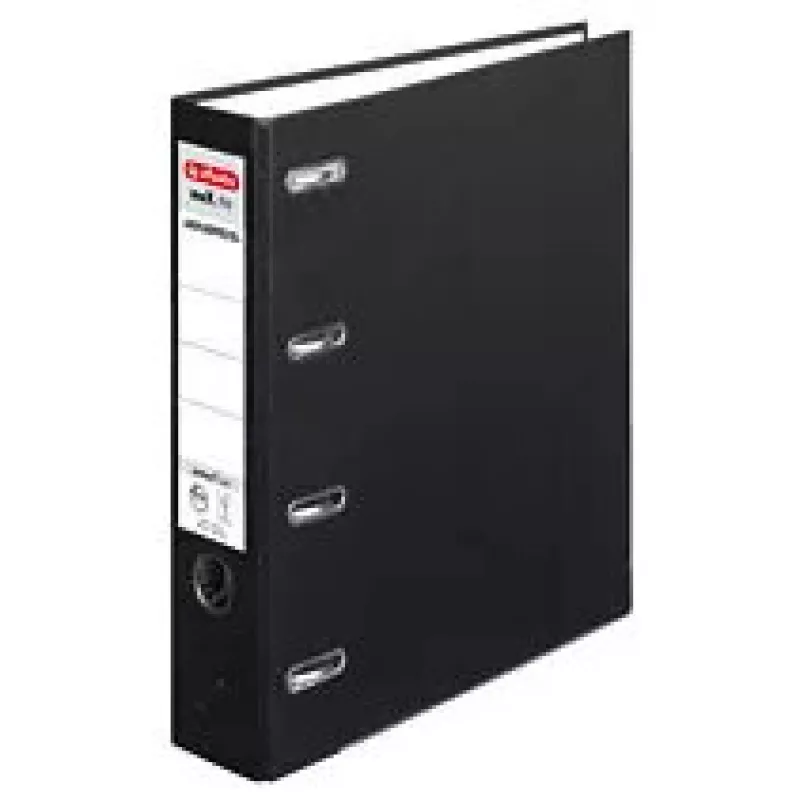 Segtuvas su žiedais Herlitz 10842250 A4 juodas