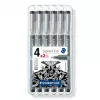 Fineliner Staedtler 308 SB6P Juoda 6 vnt.