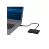 USB šakotuvas Port Designs 900147 USB Type-C 5000 Mbit/s Juoda