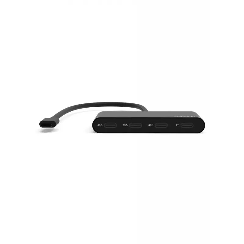 USB šakotuvas Port Designs 900147 USB Type-C 5000 Mbit/s Juoda