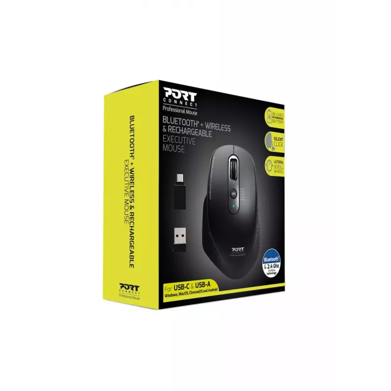 Pelė Port Designs 900716 RF Wireless + Bluetooth