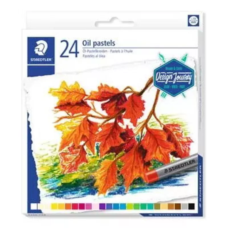 Aliejinės pastelės Staedtler 2420 Daugiaspalvės 24 vnt.