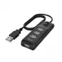 Hama 00200118 sąsajos šakotuvas USB 2.0 480 Mbit/s juoda