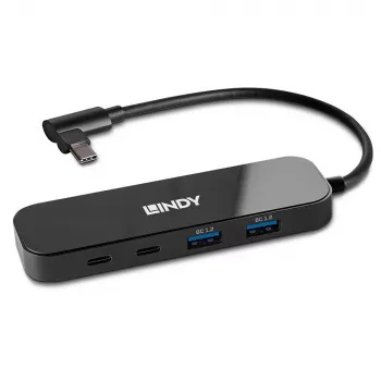Lindy 4 prievadų USB 3.2 Gen 2 šakotuvas