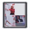 Nobo Premium Plus lauko magnetinė užrakinama skelbimų lenta 4xA4