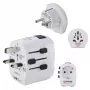Hama World Travel Pro Light USB maitinimo adapteris universalus Baltas