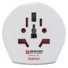 Hama World Travel Pro Light USB maitinimo adapteris universalus Baltas