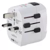 Hama World Travel Pro Light USB maitinimo adapteris universalus Baltas
