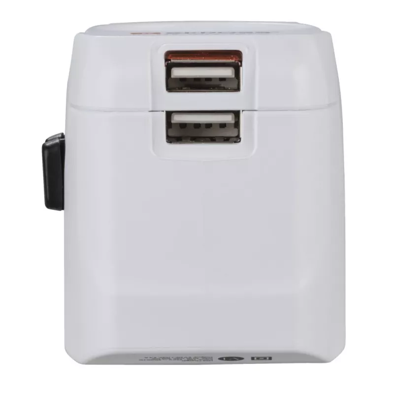 Hama World Travel Pro Light USB maitinimo adapteris universalus Baltas