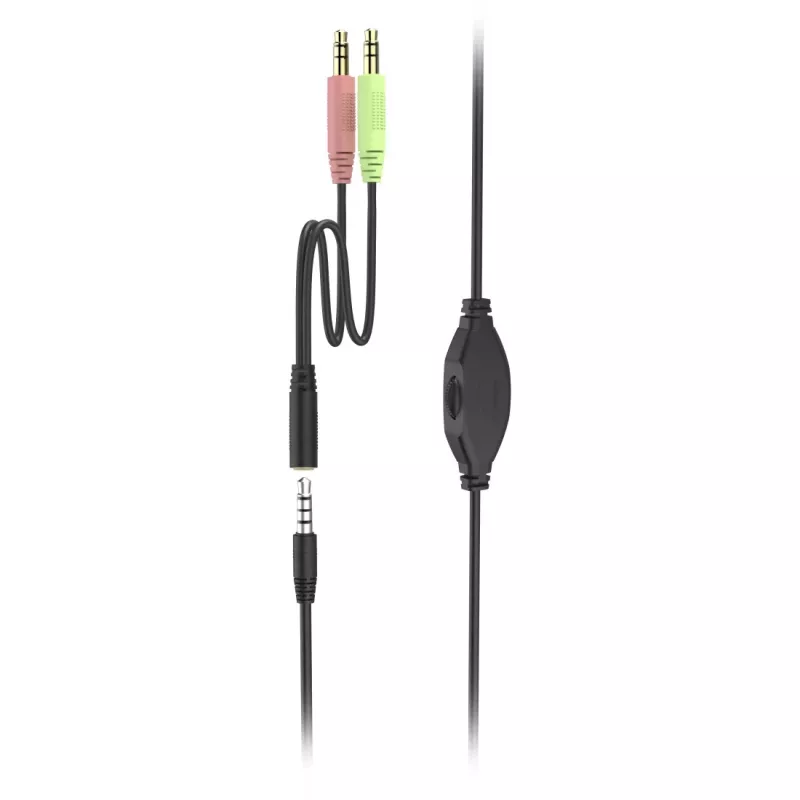 Hama HS-P150 V2 laisvų rankų įranga laidinė galvos juosta biurui / skambučių centrui juoda