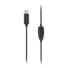 Hama HS-USB250 V2 ausinės su mikrofonu Laidinis Ant galvos Biurui/Skambučių centrui USB A tipo Juoda