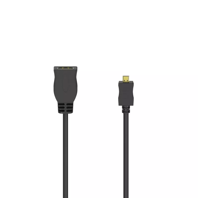 Hama 00205168 HDMI laidas 0,1 m HDMI D tipo (mikro) HDMI A tipo (standartinis) juodas
