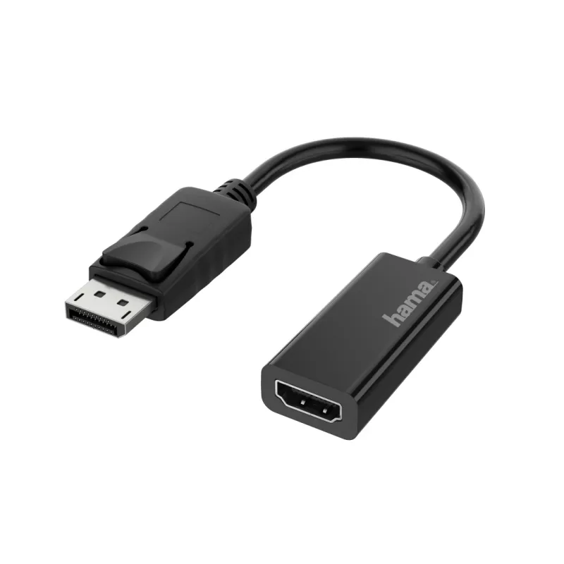 “Hama” 00200335 vaizdo kabelio adapteris DisplayPort HDMI juodas