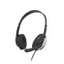 Hama HS-P100 V2 Headset Wired Head-band Office/Call center Juoda, Sidabrinė