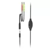 Hama HS-P100 V2 Headset Wired Head-band Office/Call center Juoda, Sidabrinė