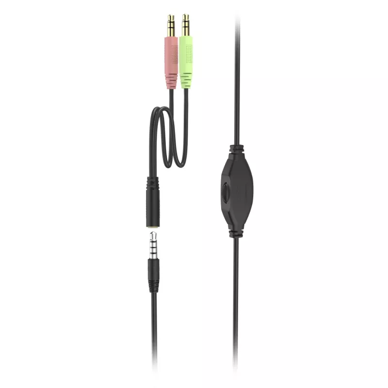 Hama HS-P100 V2 Headset Wired Head-band Office/Call center Juoda, Sidabrinė