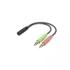 Hama HS-P100 V2 Headset Wired Head-band Office/Call center Juoda, Sidabrinė