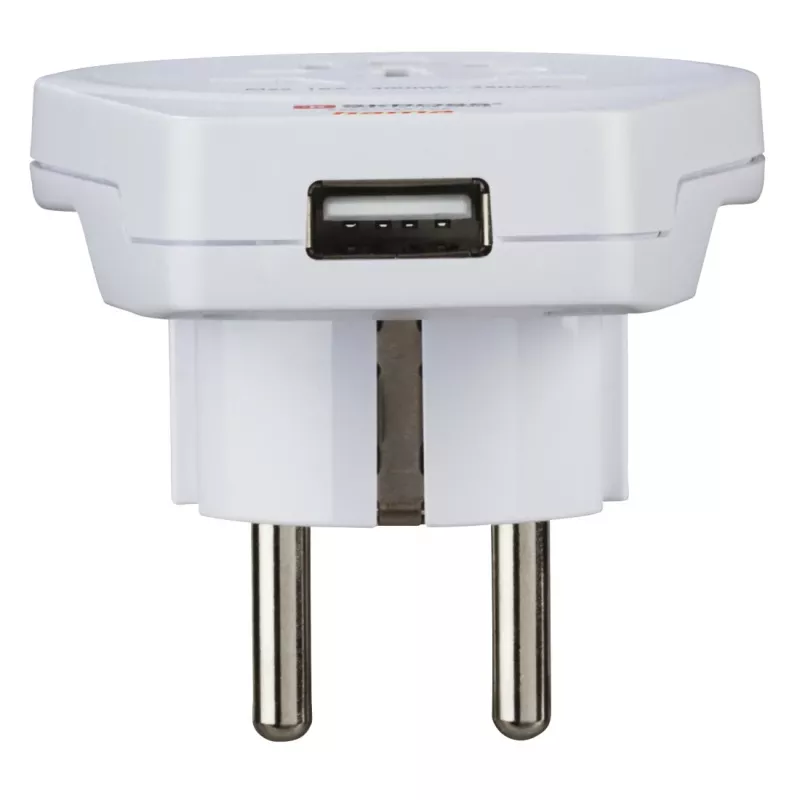 Hama World to Europe USB maitinimo kištuko adapteris, universalus, baltas
