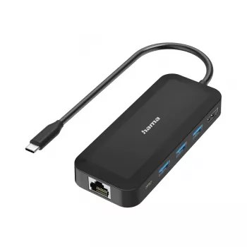 Hama 00300080 sąsajos šakotuvas USB Type-C 5000 Mbit/s juoda