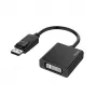 Hama 00200336 vaizdo kabelio adapteris DisplayPort DVI-I juoda