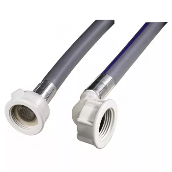Įleidimo ir išleidimo žarnos Xavax 00111833 indaplovėms, pilkos, PVC/nailonas, 1500 mm, 1 vnt.