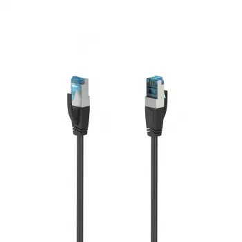 Hama 00200679 tinklo kabelis juodas 0,5 m Cat6a S/FTP (S-STP)