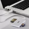 Hama USB 3.0 kelių kortelių skaitytuvas, SD/microSD/CF/MS, baltas