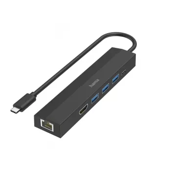 “Hama” 00200144 sąsajos šakotuvas USB 3.2 Gen 1 (3.1 Gen 1) Type-C 5000 Mbit/s juodas