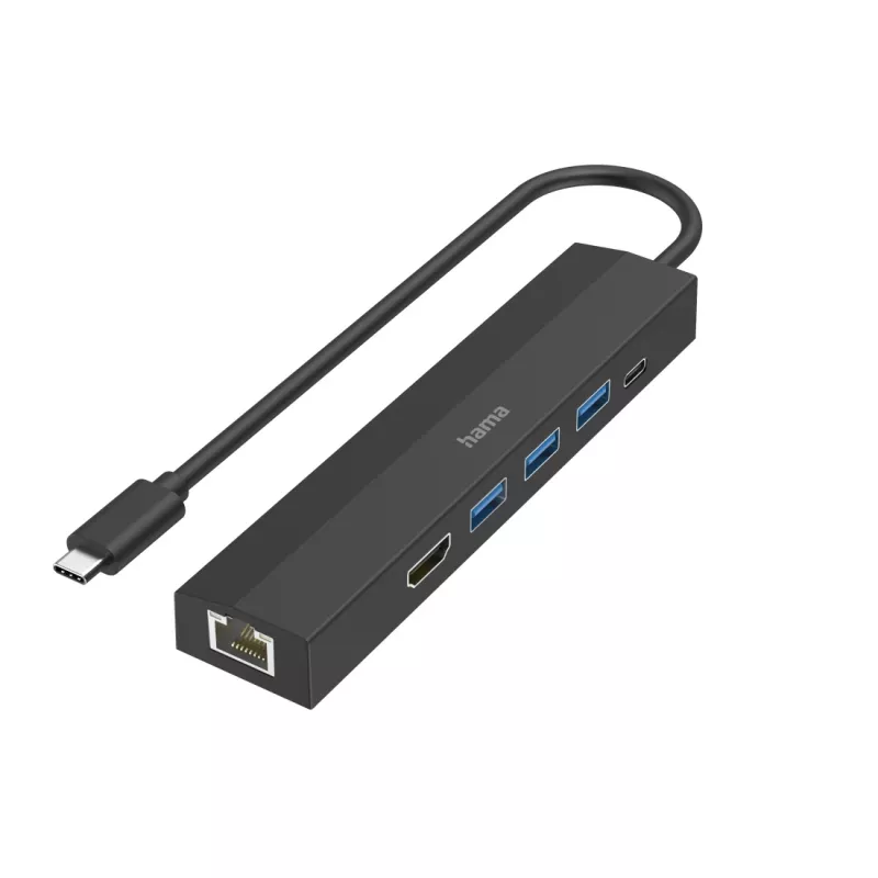 “Hama” 00200144 sąsajos šakotuvas USB 3.2 Gen 1 (3.1 Gen 1) Type-C 5000 Mbit/s juodas