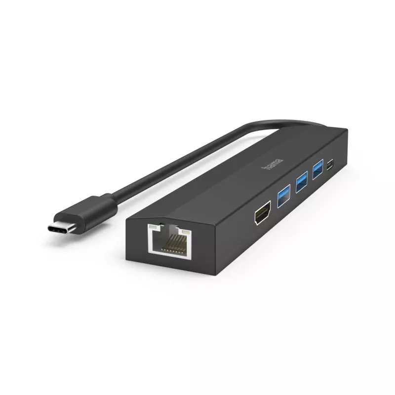 “Hama” 00200144 sąsajos šakotuvas USB 3.2 Gen 1 (3.1 Gen 1) Type-C 5000 Mbit/s juodas