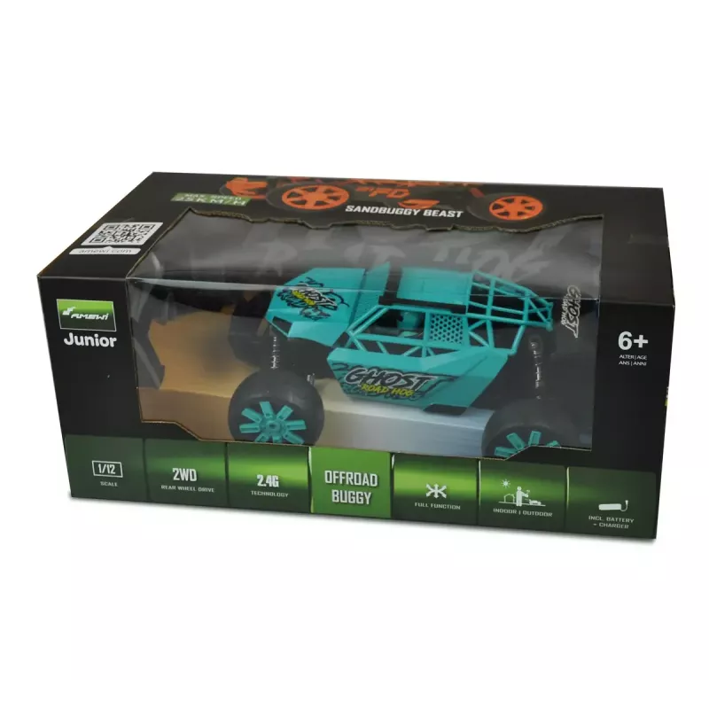 Buggy Amewi Ghost elektrinis variklis 1:12 vaikams nuo 6 metų