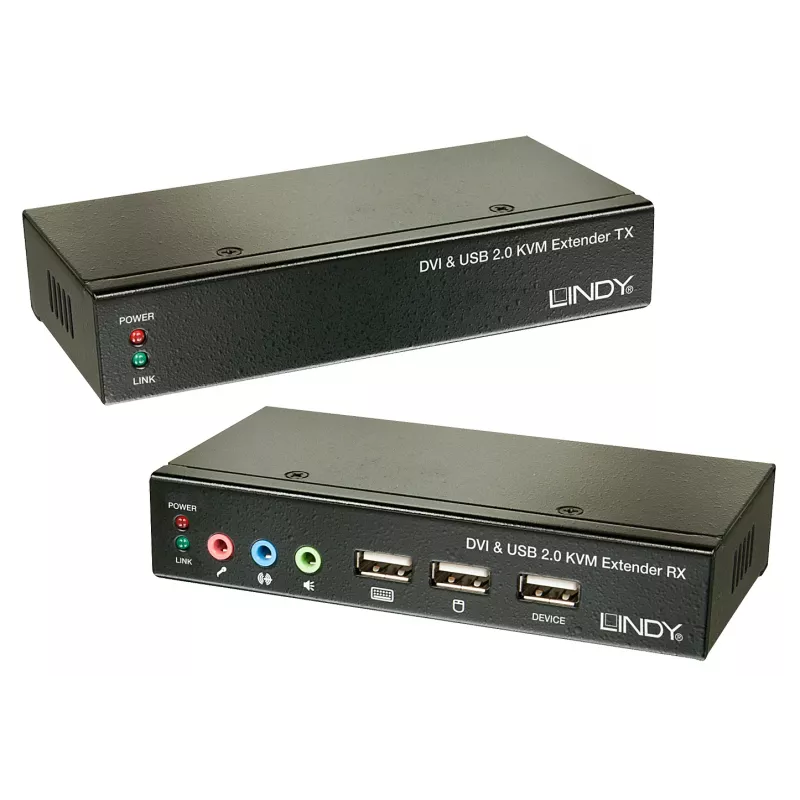 Lindy 39377 KVM jungiklis Juoda