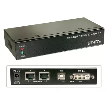 Lindy 39377 KVM jungiklis Juoda