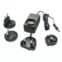 Lindy 5VDC 3A kelių šalių maitinimo šaltinis, 5.5/2.5mm, 100-240 V, 50/60 Hz, 15 W, 5 V, AC-to-DC, 3 A