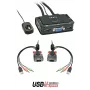 Lindy 2 prievadų VGA, USB 2.0 ir garso kabelio KVM komutatorius