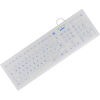 KeySonic KSK-8031INEL-Wh (DE) klaviatūra Pramoninė USB QWERTZ Vokiška Balta