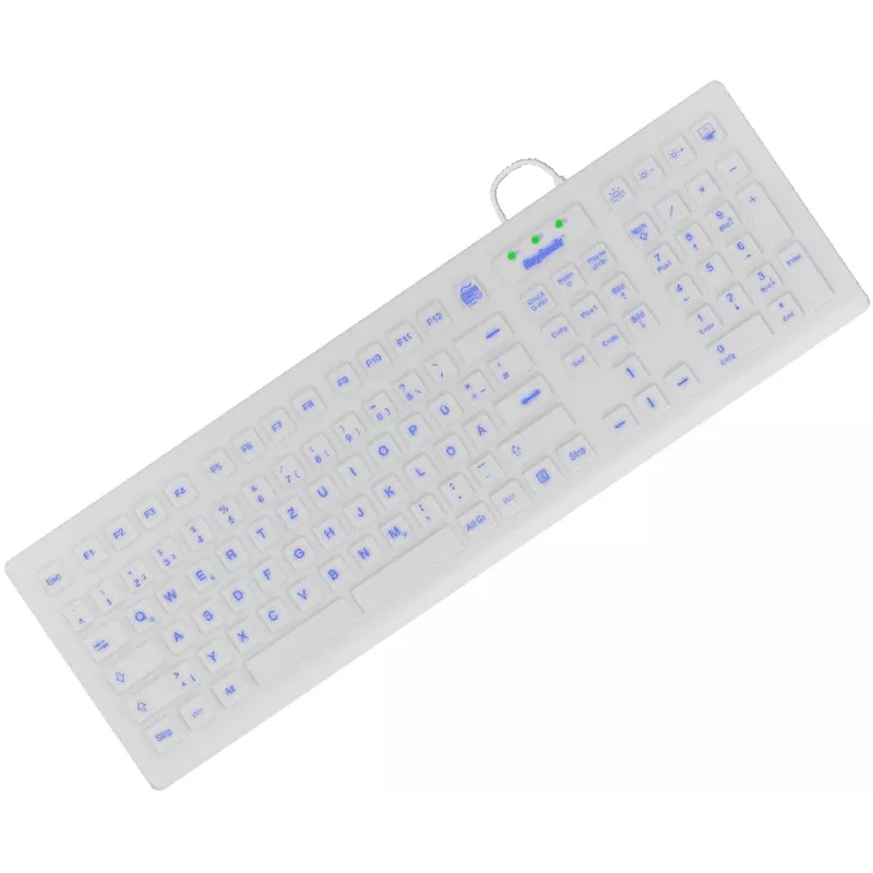 KeySonic KSK-8031INEL-Wh (DE) klaviatūra Pramoninė USB QWERTZ Vokiška Balta