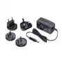 Lindy 12 V DC 1,25 A kelių šalių maitinimo šaltinis, 5,5/2,1 mm, 100–240 V, 50/60 Hz, 15 W, 12 V, AC į DC, 1,25 A