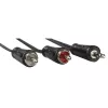 Hama 00205109 garso kabelis 0,75 m 3,5 mm 2 x RCA juodas