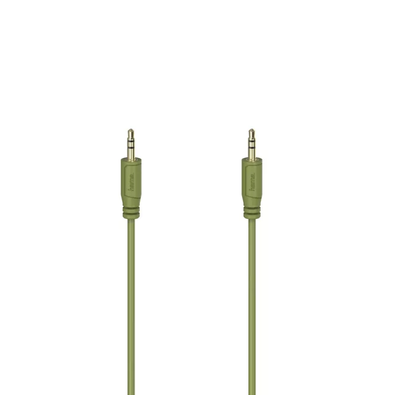 Hama Flexi-plonas garso laidas 0,75 m 3,5 mm žalias kištukas–kištukas