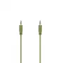 Hama Flexi-plonas garso laidas 0,75 m 3,5 mm žalias kištukas–kištukas