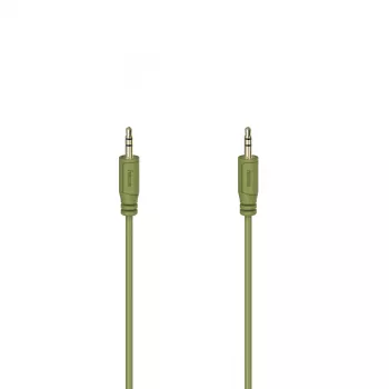Hama Flexi-plonas garso laidas 0,75 m 3,5 mm žalias kištukas–kištukas