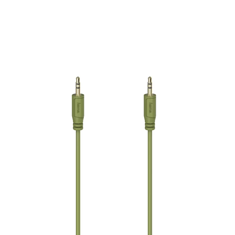 Hama Flexi-plonas garso laidas 0,75 m 3,5 mm žalias kištukas–kištukas