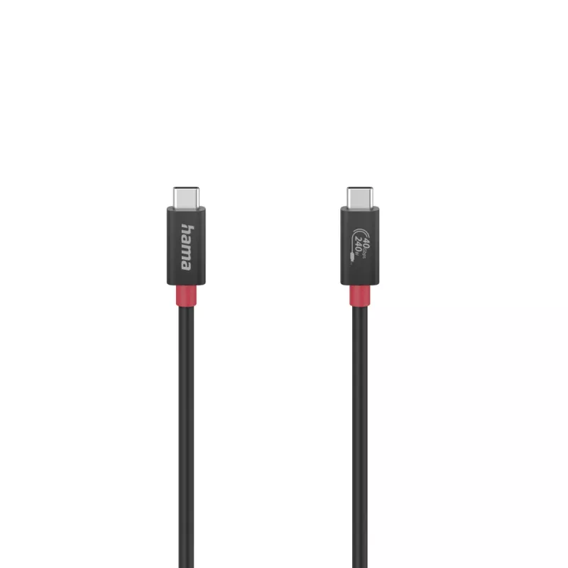 Hama 00200779 USB laidas USB4 Gen 3x2 1 m USB C juodas