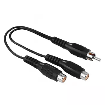 Hama 00205183 garso kabelis RCA 2 x RCA Juoda