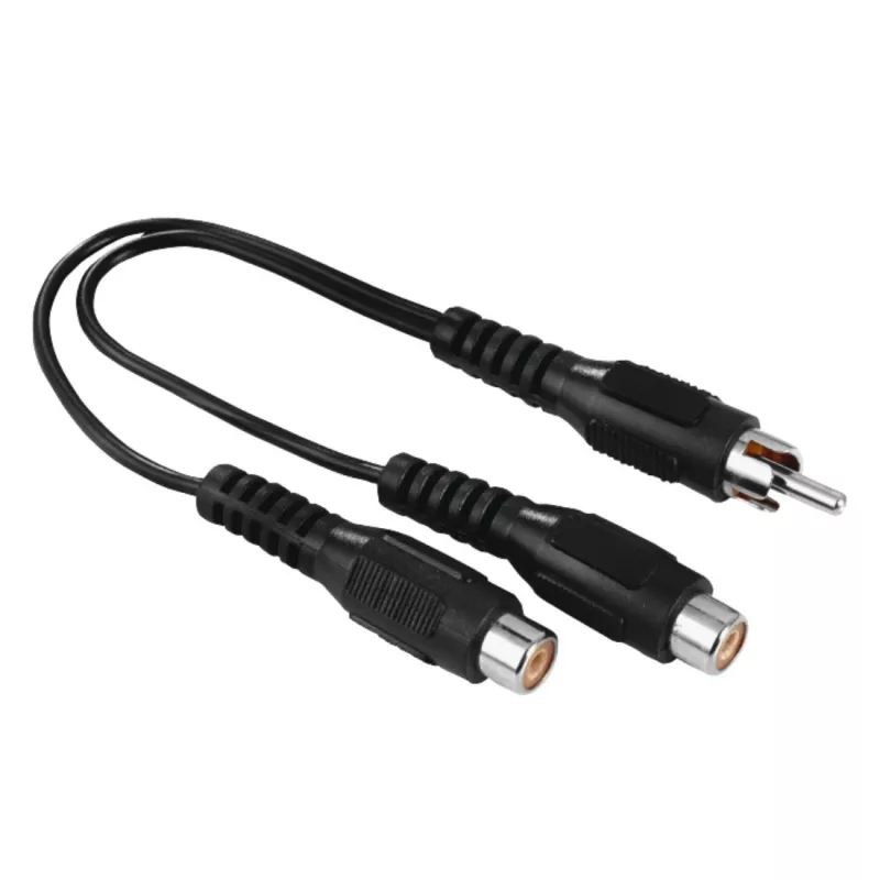 Hama 00205183 garso kabelis RCA 2 x RCA Juoda
